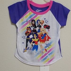 DC superhero girls tee